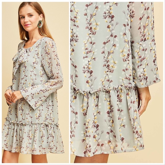 Ellie Wildflowers in Bloom Drop Waist Dress - Picture 5 of 7